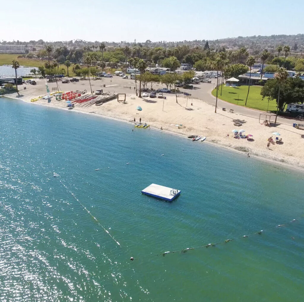 san diego van camping trip to campland by the bay