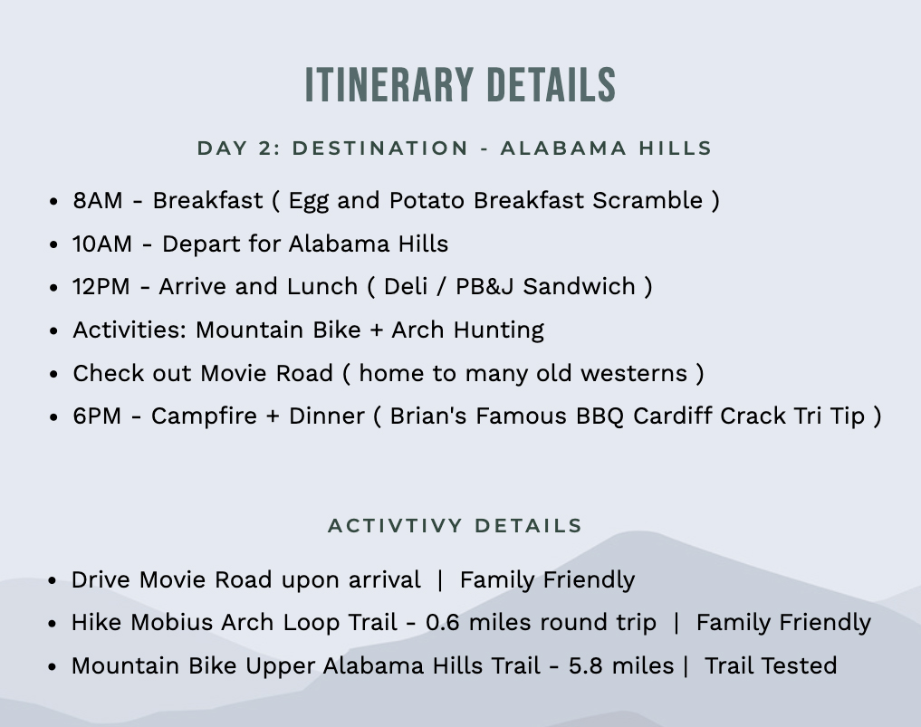 San Diego guided family trips in a van