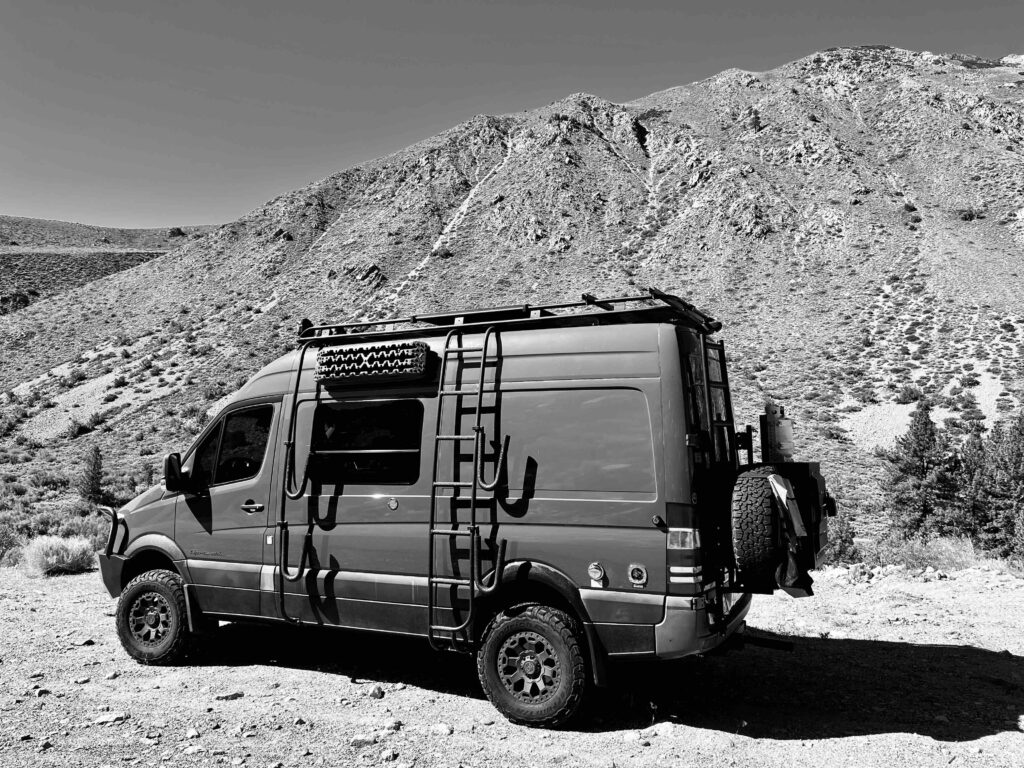 Love the Drifter from Van Voyage on a California road trip on Highway 395