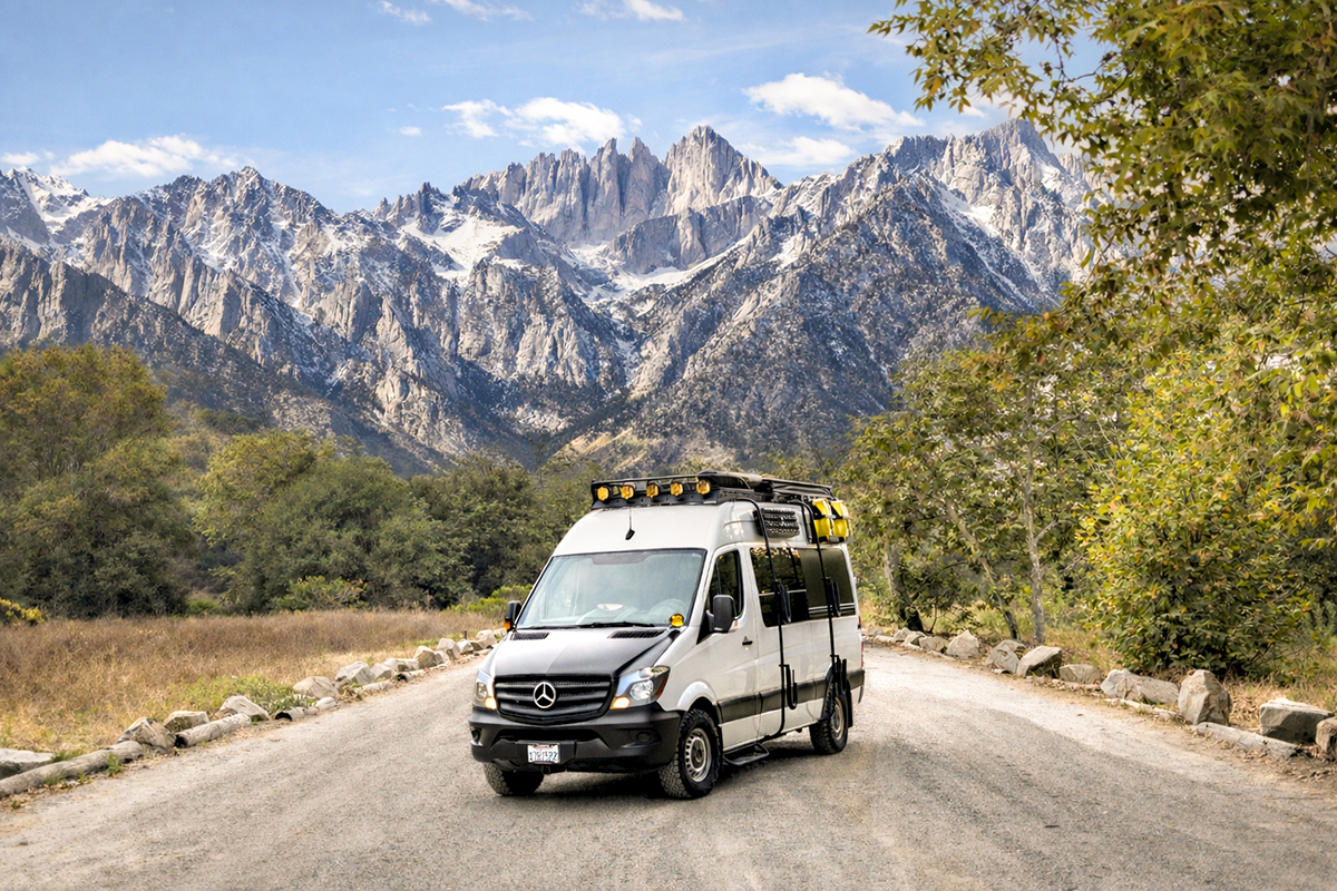 eastern sierras camper van rental van voyage based in san diego